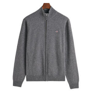 GANT Superfine Lambswool Zip Cardigan